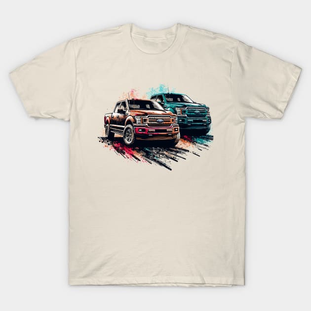 Ford F150 T-Shirt by Vehicles-Art